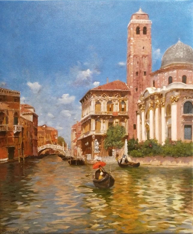 Painting for sale online - A walk through Venice