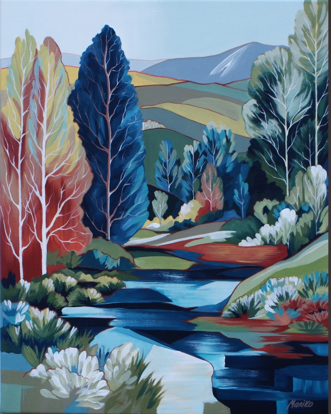 Painting for sale online - The rivers path