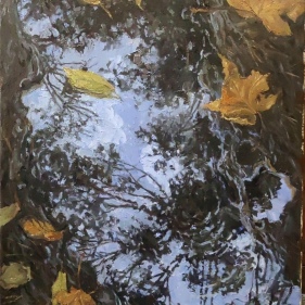 Painting for sale online - Maple leaves