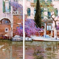 Painting for sale online - Venice. Grand Canal. Diptych