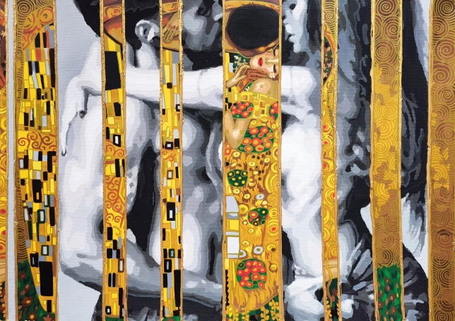 Painting for sale online - Kiss