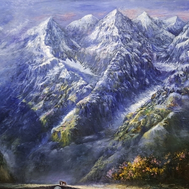 Painting for sale online - In the morning fog