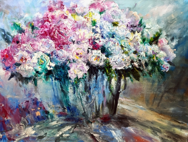 Painting for sale online - Abstract bouquet