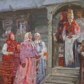 Painting for sale online - The Northern Wedding