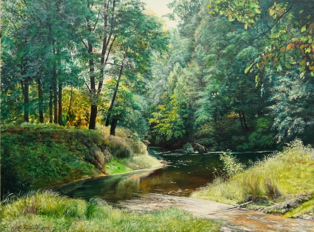Painting for sale online - Forest river