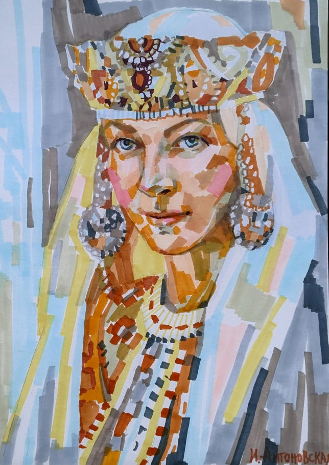 Painting for sale online - A woman from the past