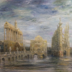 Painting for sale online - Music on the water