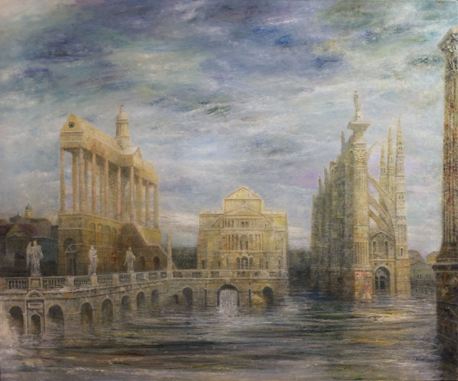 Painting for sale online - Music on the water