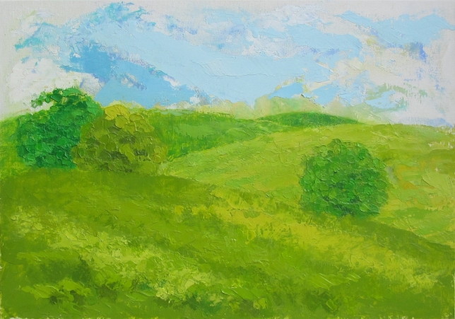 Painting for sale online - Contemplation of timelessness