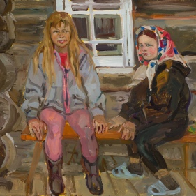 Painting for sale online - Girlfriends