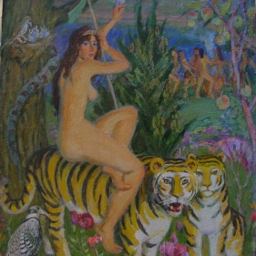 Painting for sale online - Amazon with tigers
