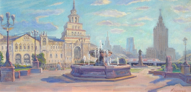 Painting for sale online - Three Stations Square