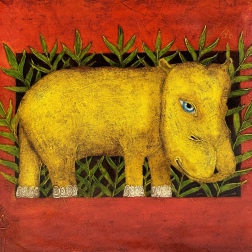 Painting for sale online - Hippopotamus