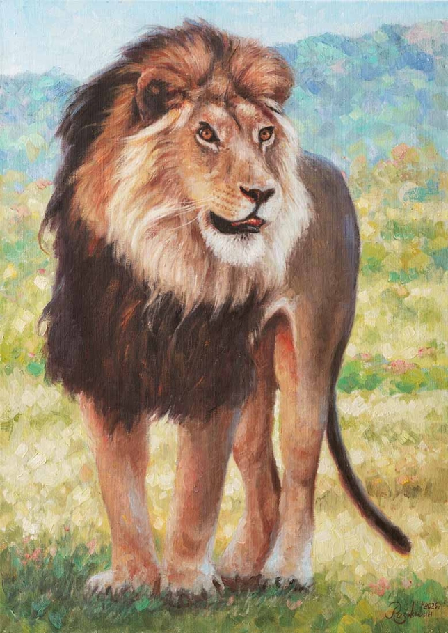 Painting for sale online - Fearless and mighty