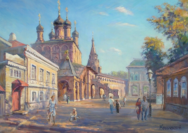 Painting for sale online - Evening at the Krutitsy Compound