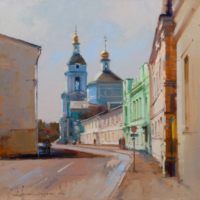 Painting for sale online - Gentle Morning, Serebryanichesky Lane