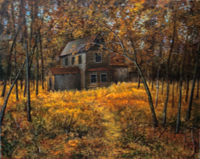 Painting for sale online - The Abandoned House
