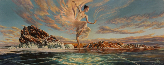 Painting for sale online - Gotcha February ice
