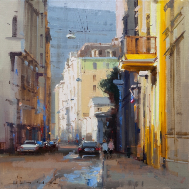 Painting for sale online - Moscows quirks, Trubnikovsky Lane