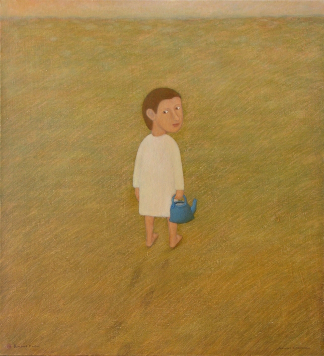Painting for sale online - A boy with a teapot