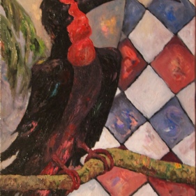 Painting for sale online - The African raven