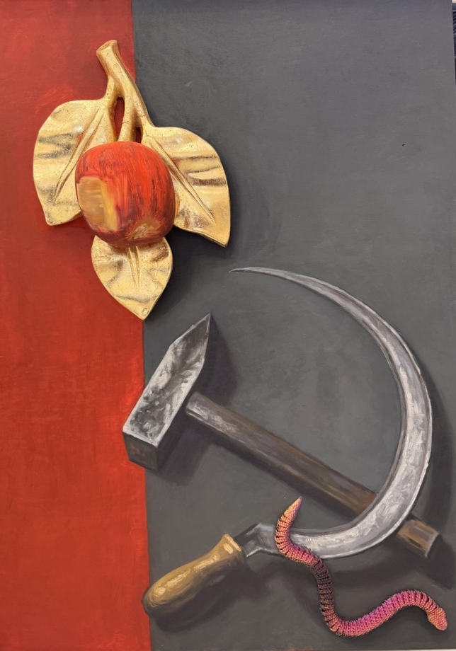 Painting for sale online - God isn’t a communist