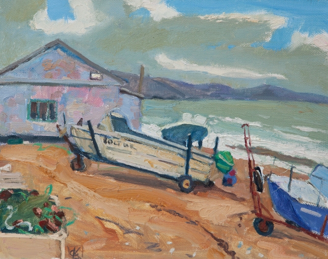 Painting for sale online - Winter by the sea
