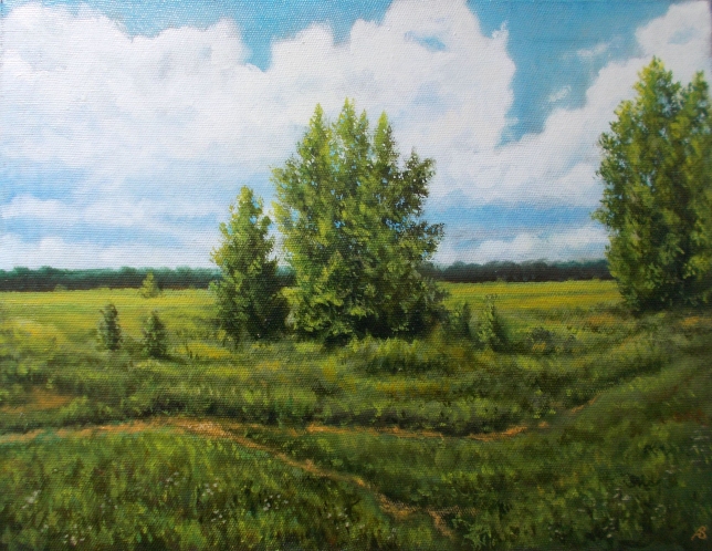 Painting for sale online - The Blue Silence