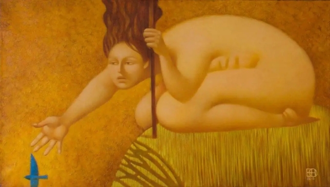 Painting for sale online - The Blue Bird