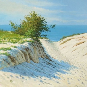 Painting for sale online - The road to the sea