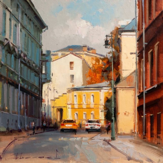 Painting for sale online - Old Gardens - Starosadsky Lane