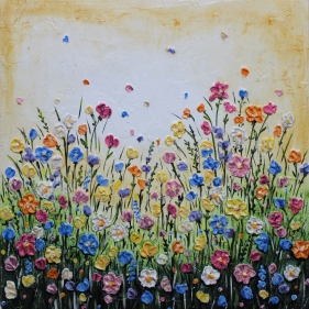 Painting for sale online - Meadow flowers