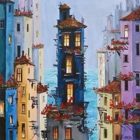 Painting for sale online - Blooming City