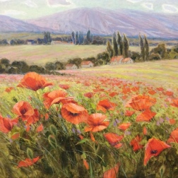 Painting for sale online - Poppy field