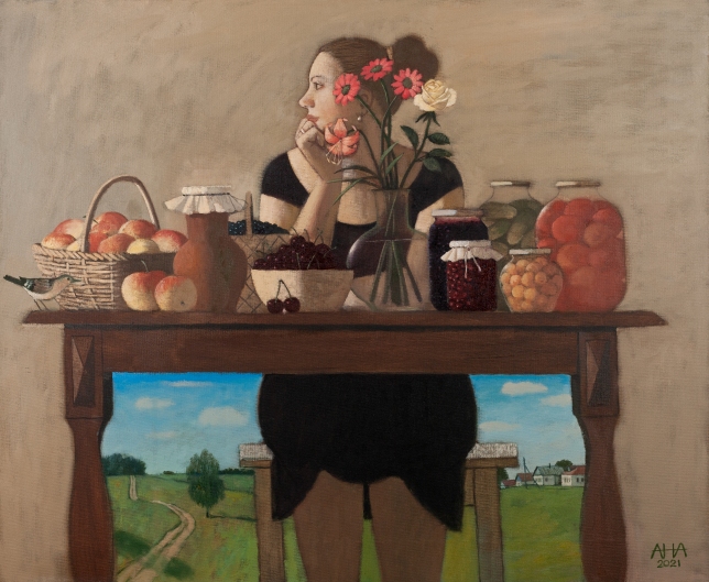 Painting for sale online - Memory, Harvest