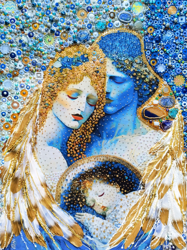 Painting for sale online - Guardian angel