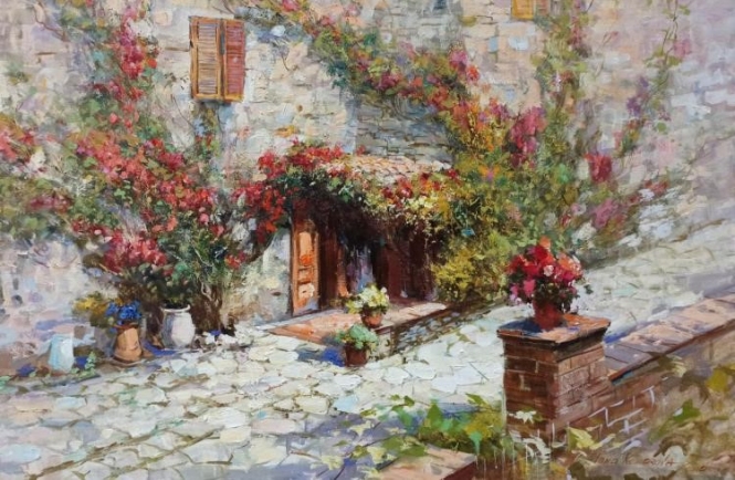 Painting for sale online - Street