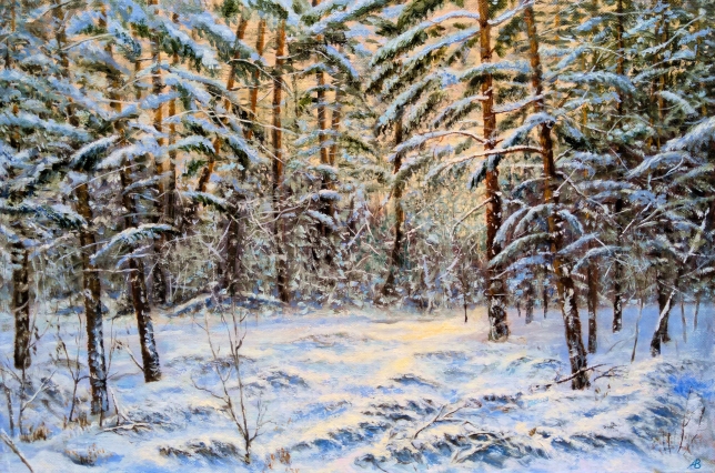 Painting for sale online - In the Forest near Talmenka