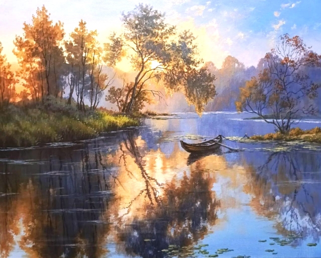 Painting for sale online - Autumn silence