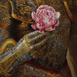 Painting for sale online - The knight and the flower