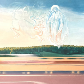 Painting for sale online - The Virgin