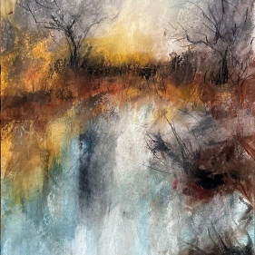 Painting for sale online - Spring sunset