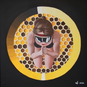 Painting for sale online - Yellow Composition