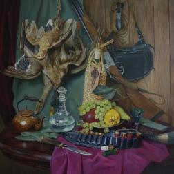 Painting for sale online - Still life with duck