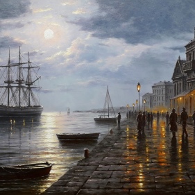 Painting for sale online - Night City Life