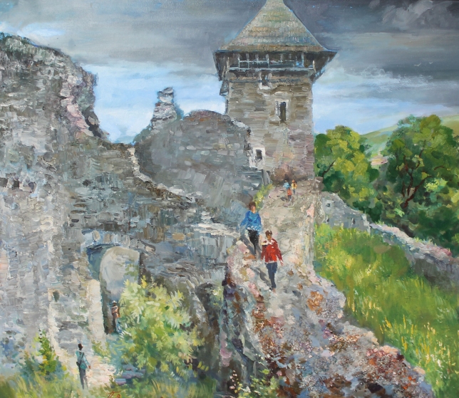 Painting for sale online - Nevitsky Castle