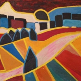 Painting for sale online - Fields or Malevichs memoirs