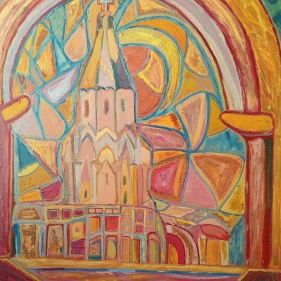 Painting for sale online - In glory The Church of the Ascension