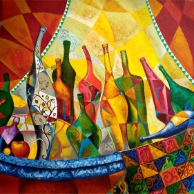 Painting for sale online - The coquette