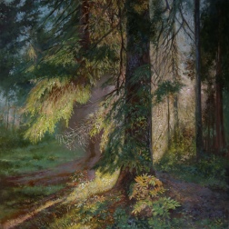Painting for sale online - Morning forest
